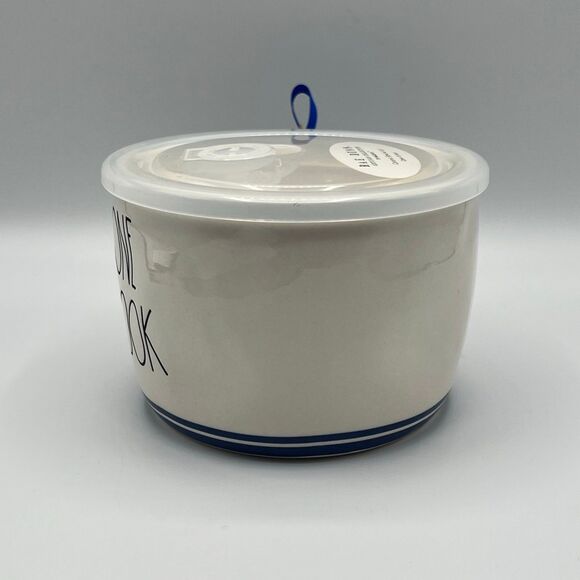 Rae Dunn Ratatouille ANYONE CAN COOK Double Sided Bowl Mug With Vented Lid ~ NEW - Picture 4 of 6